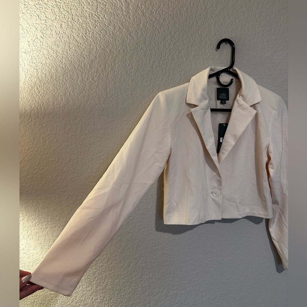 NWT Wild Fable Cropped Blazer - Picture 4 of 12